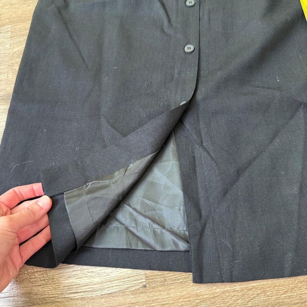 Jones New York Black Button-Front Maxi Skirt - Picture 7 of 9